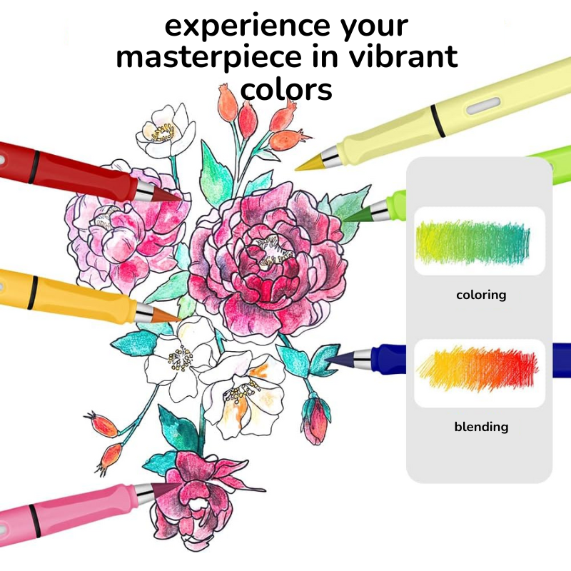 Swivy™ colorful refills for magic pencils